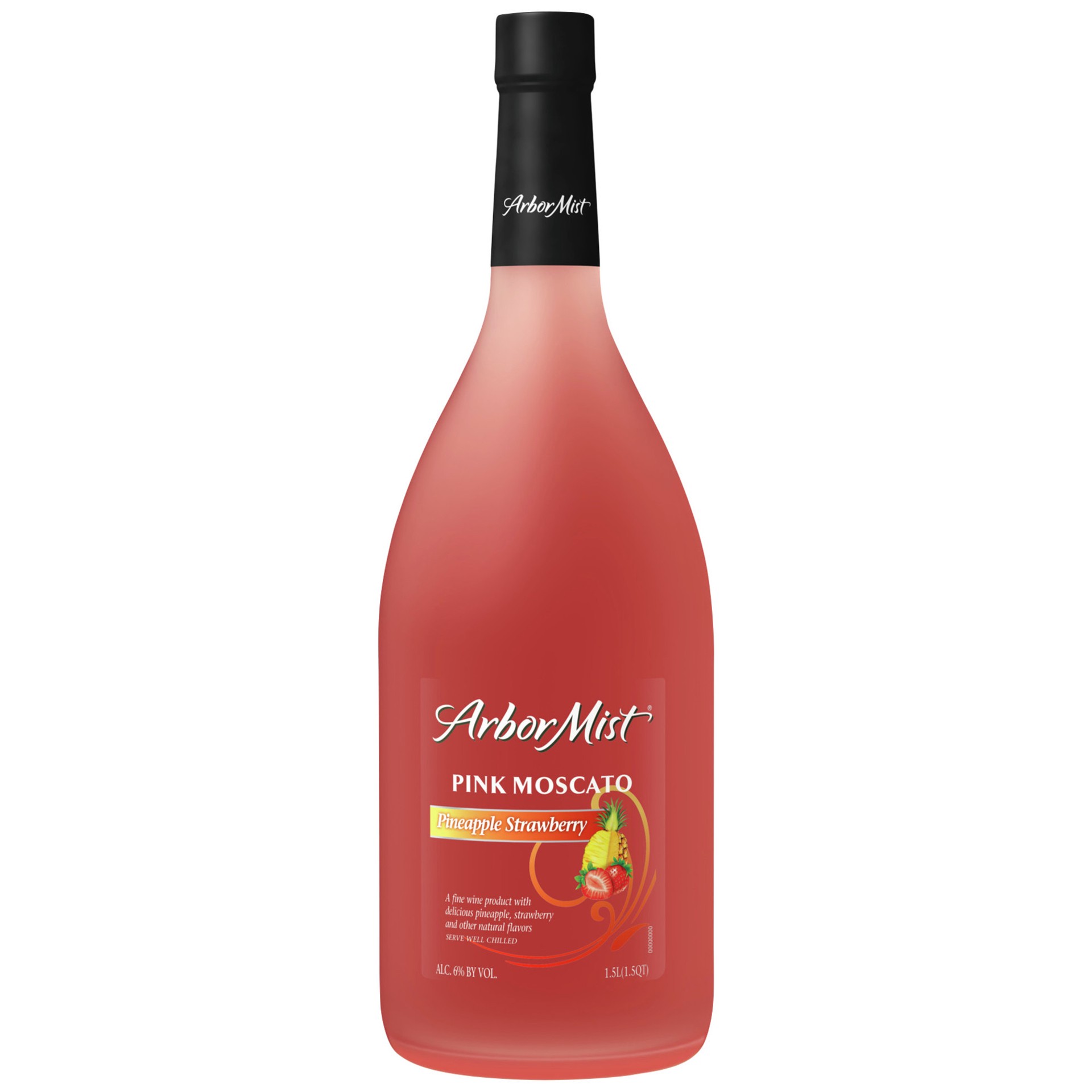 slide 1 of 5, Arbor Mist Pineapple Strawberry Moscato Sweet Wine 1.5L, 1.5 liter