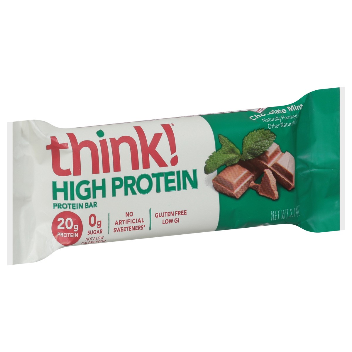 slide 4 of 9, think! High Protein Girl Scouts Thin Mints Protein Bar 2.1 oz, 2.1 oz