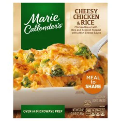 Marie Callender''s Cheesy Chicken and Rice Meal to Share, Frozen Meal, 27 oz.