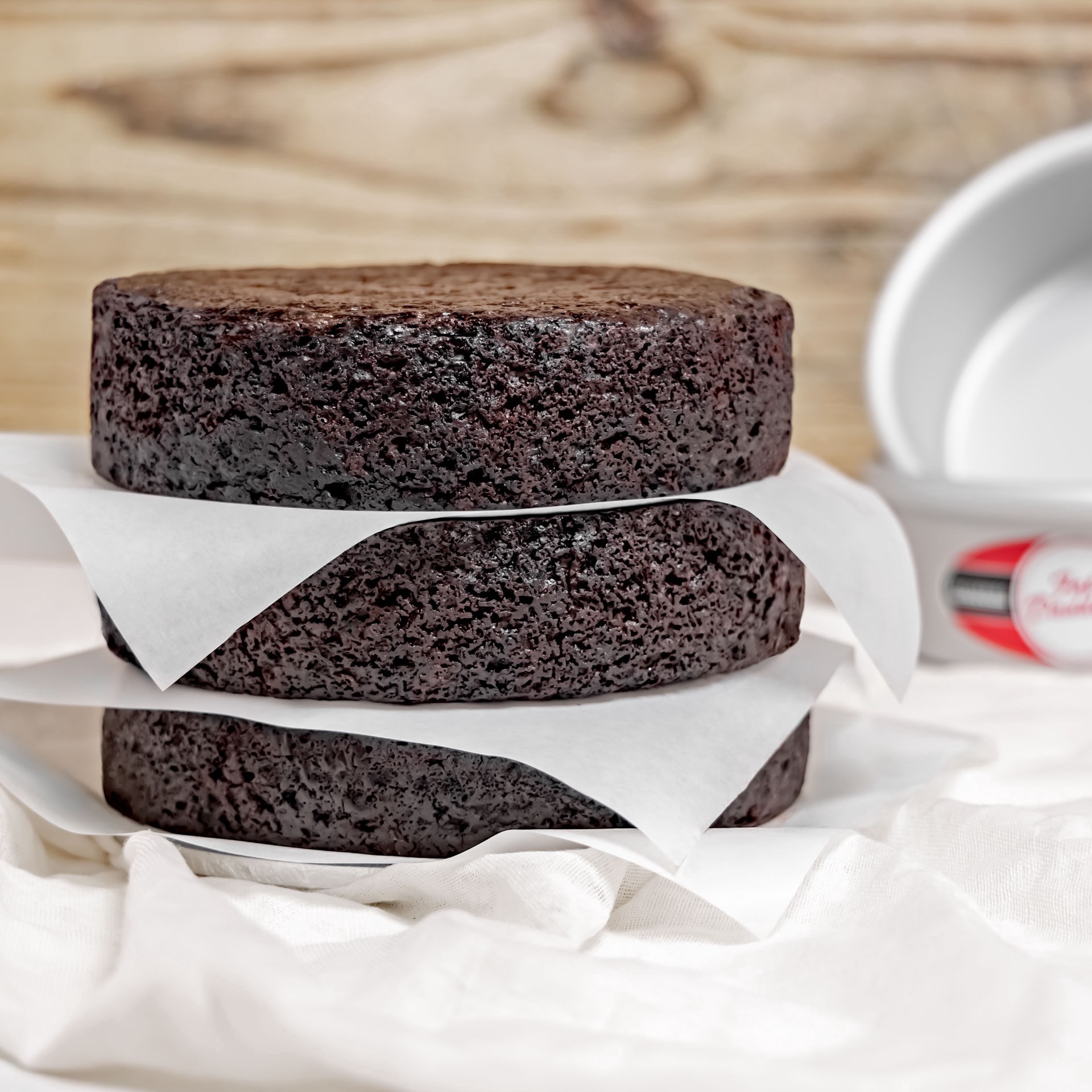 slide 3 of 4, Fat Daddio's Pro Series Bakeware Anodized Aluminum Round Cake Pan, 9 in x 2 in