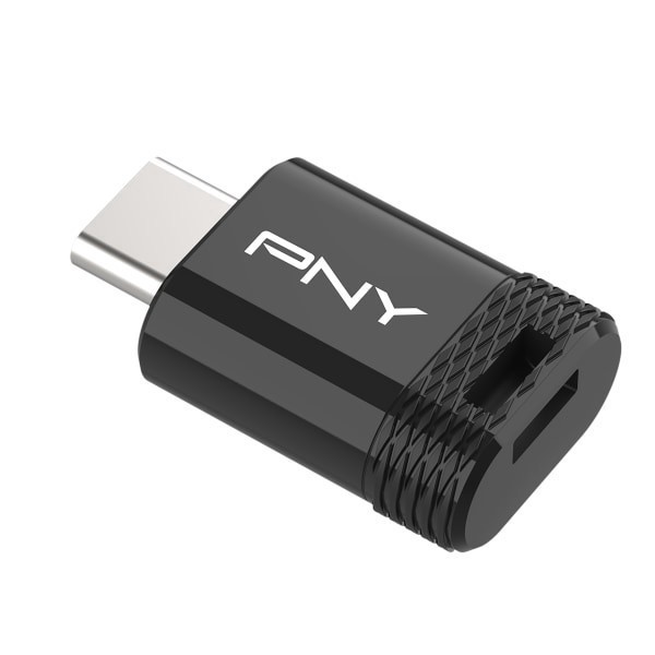 slide 7 of 10, PNY Elite-X Fit Type-C USB 3.2 Flash Drive, 64GB, Black, 1 ct