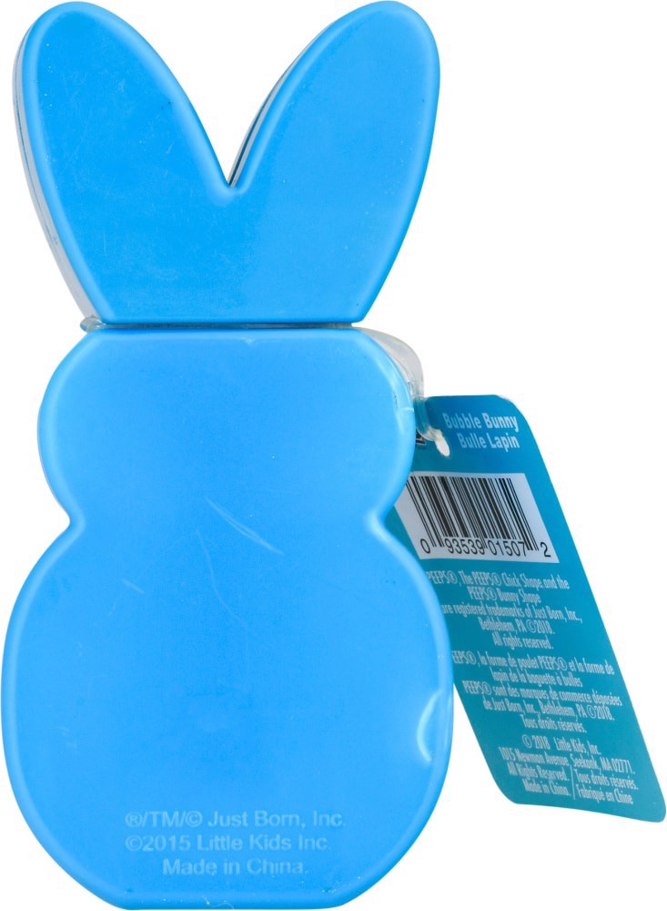 slide 3 of 3, Peeps Marshmallow Scented Bubble Bunny - Blue, 3 fl oz