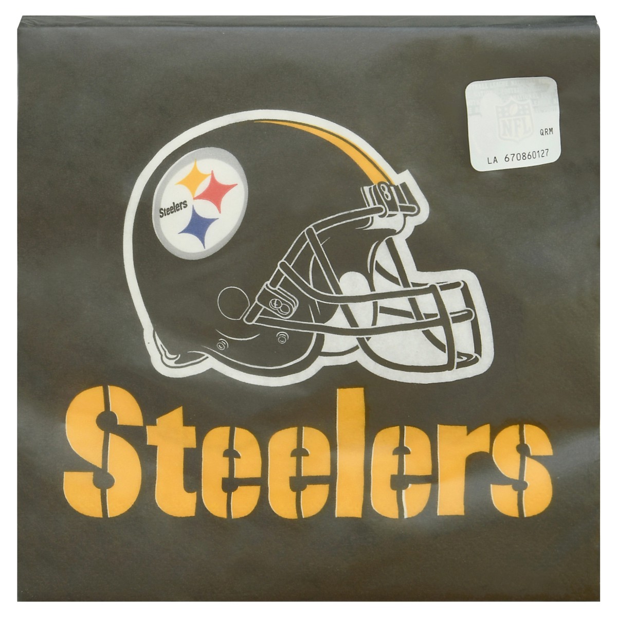 slide 9 of 11, NFL 2 Ply Pittsburgh Steelers Napkins 16 ea, 16 ct
