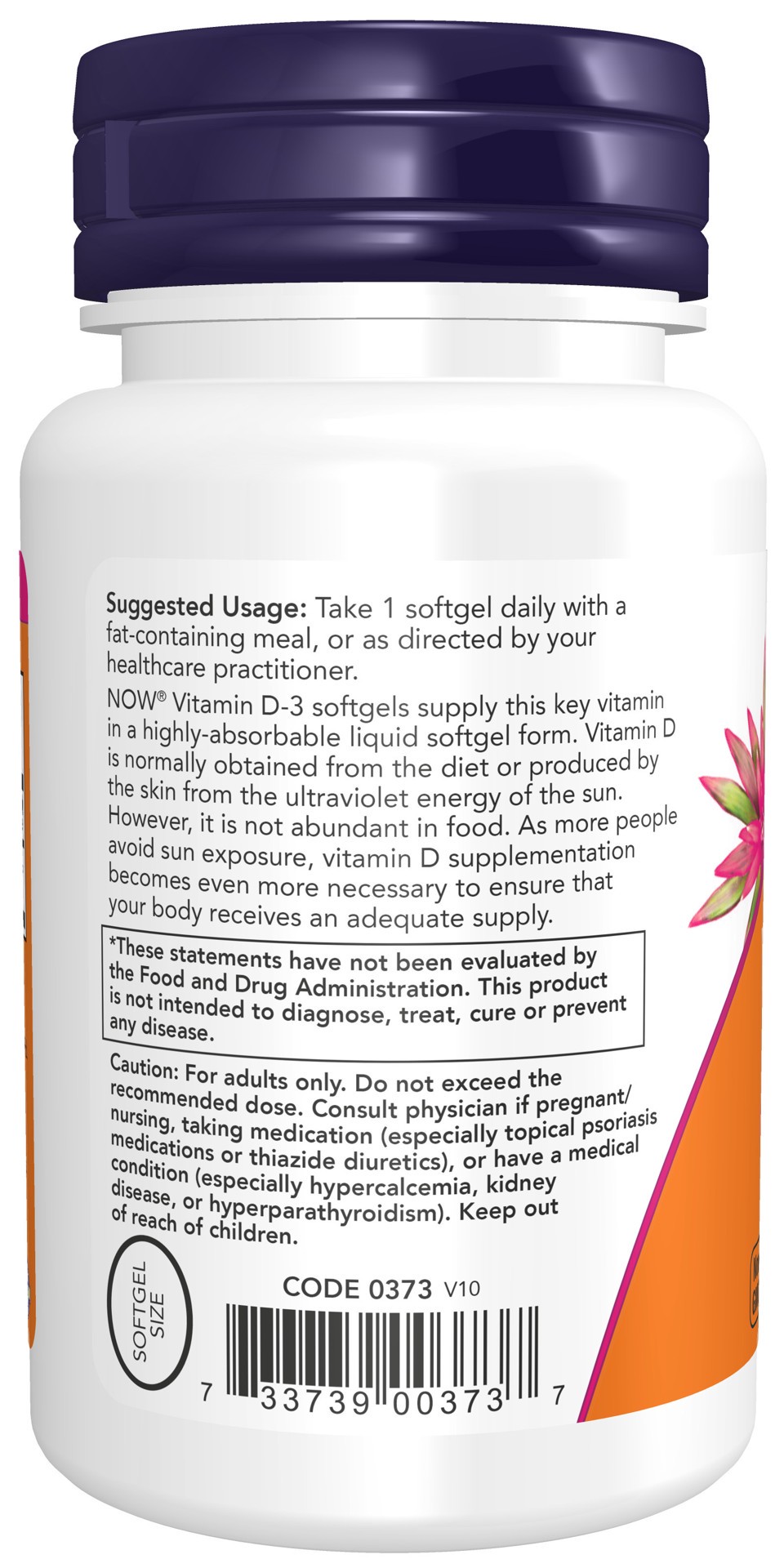 slide 2 of 5, NOW Supplements, Vitamin D-3 5,000 IU, High Potency, Structural Support*, 240 Softgels, 240 ct