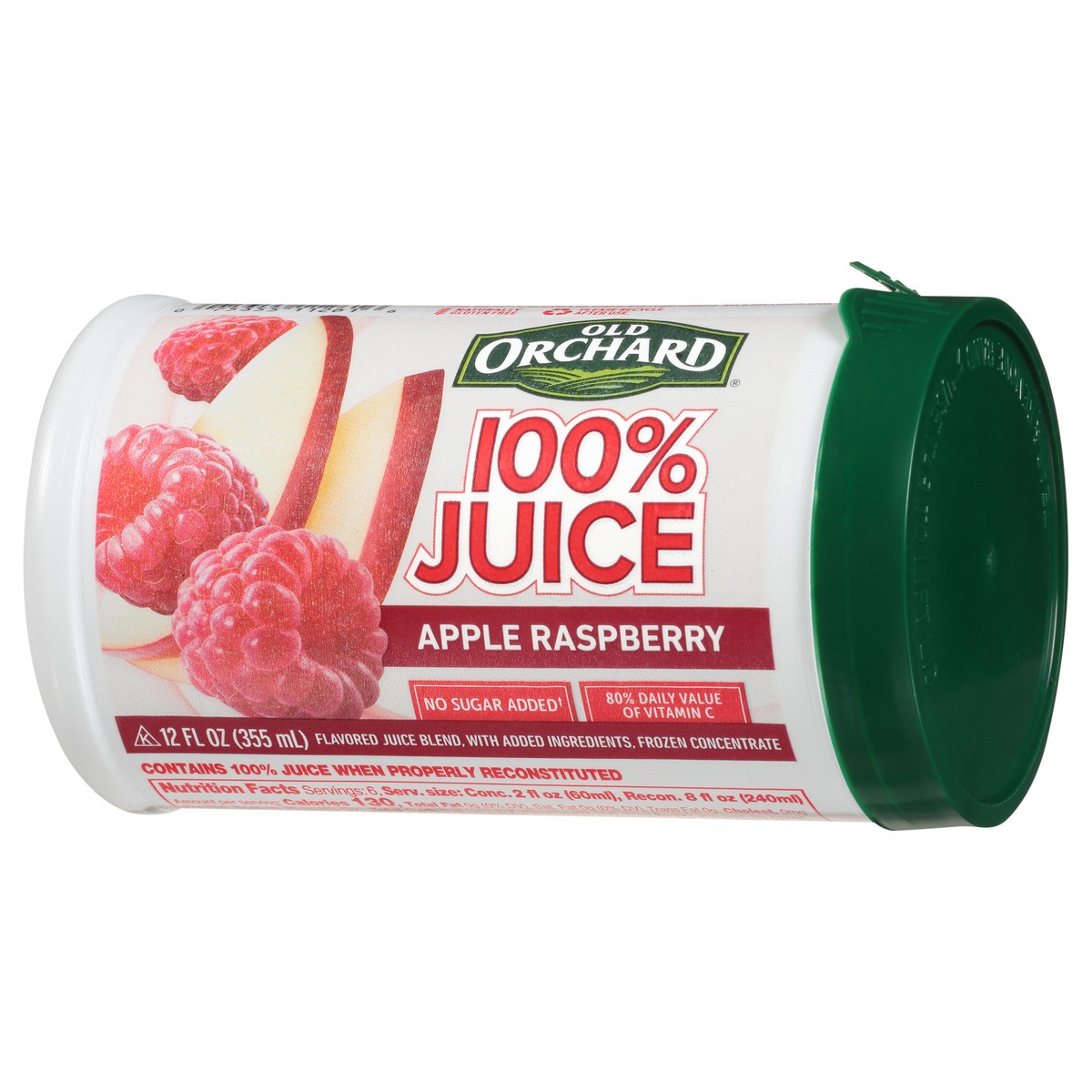 slide 7 of 9, Old Orchard Apple Raspberry 100% Juice Frozen Concentrate 12 fl. oz. Canister, 12 fl oz