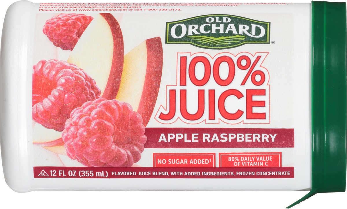 slide 5 of 9, Old Orchard Apple Raspberry 100% Juice Frozen Concentrate 12 fl. oz. Canister, 12 fl oz