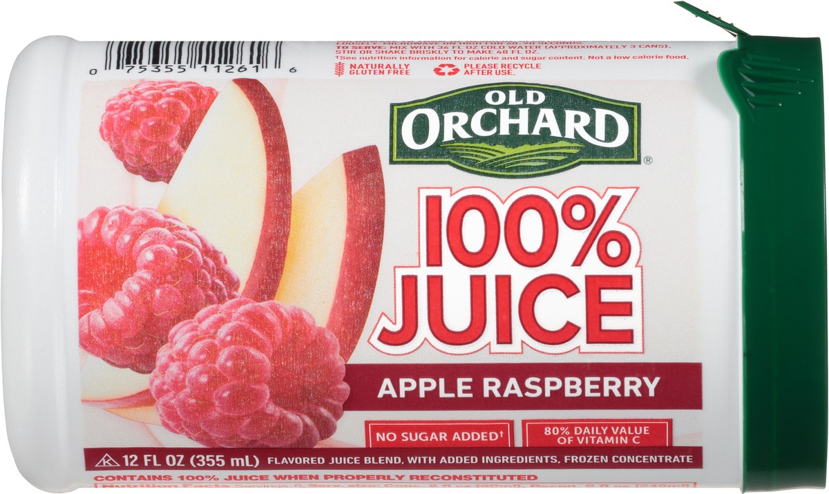 slide 2 of 9, Old Orchard Apple Raspberry 100% Juice Frozen Concentrate 12 fl. oz. Canister, 12 fl oz