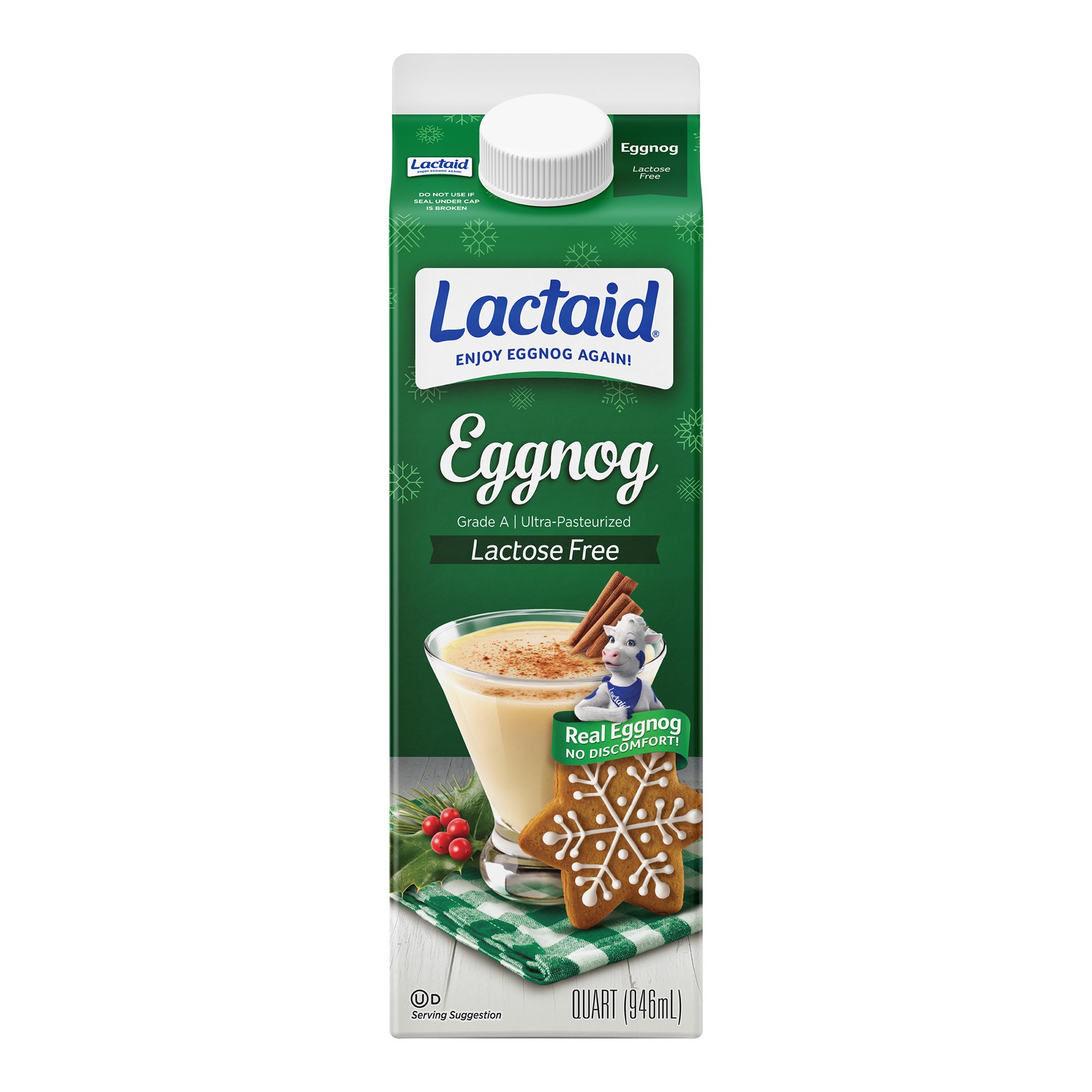 slide 1 of 9, Lactaid Eggnog, 32 oz, 32 oz