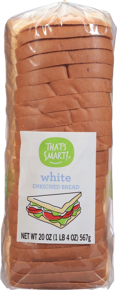 slide 6 of 9, That's Smart! White Enriched Bread 20 oz, 20 oz