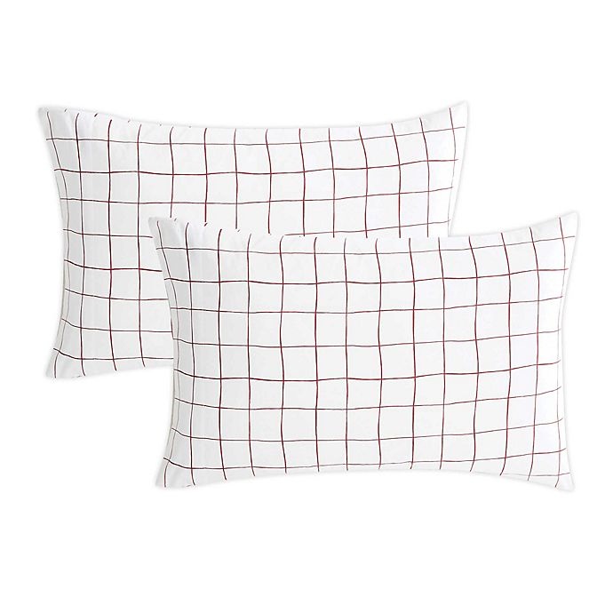 slide 1 of 1, SALT Back To College Standard Microfiber Pillowcases - Red, 2 ct