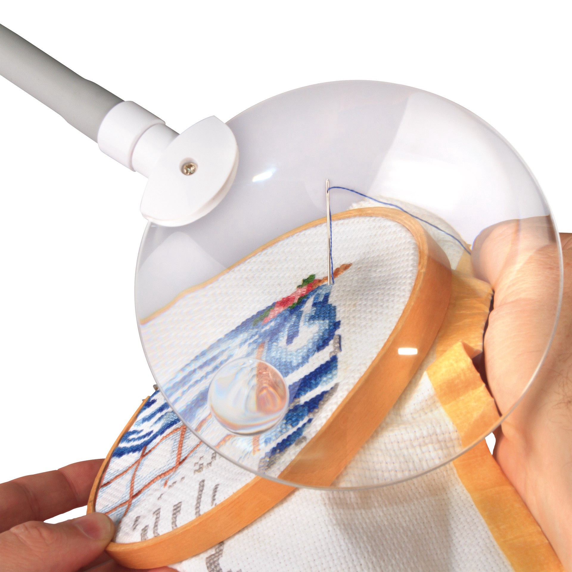 slide 8 of 11, Ott Lite Ottlite Easyview Led Craft Floor Lamp, 8.1875 in x 11 in