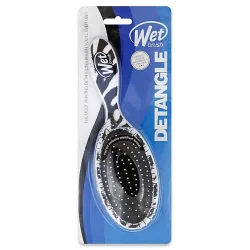 J&D Wet Brush Detangling Brush - Safari Zebra