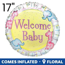 Welcome Baby Helium Filled Balloon