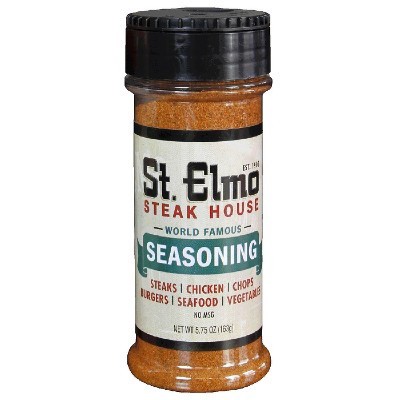 slide 1 of 1, St. Elmo Steak House Seasoning, 5.75 oz