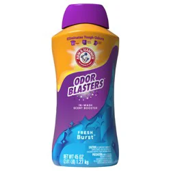 ARM & HAMMER Odor Blasters In-Wash Scent Booster, Laundry Scent Booster Fresh Burst Scent, 45 Oz