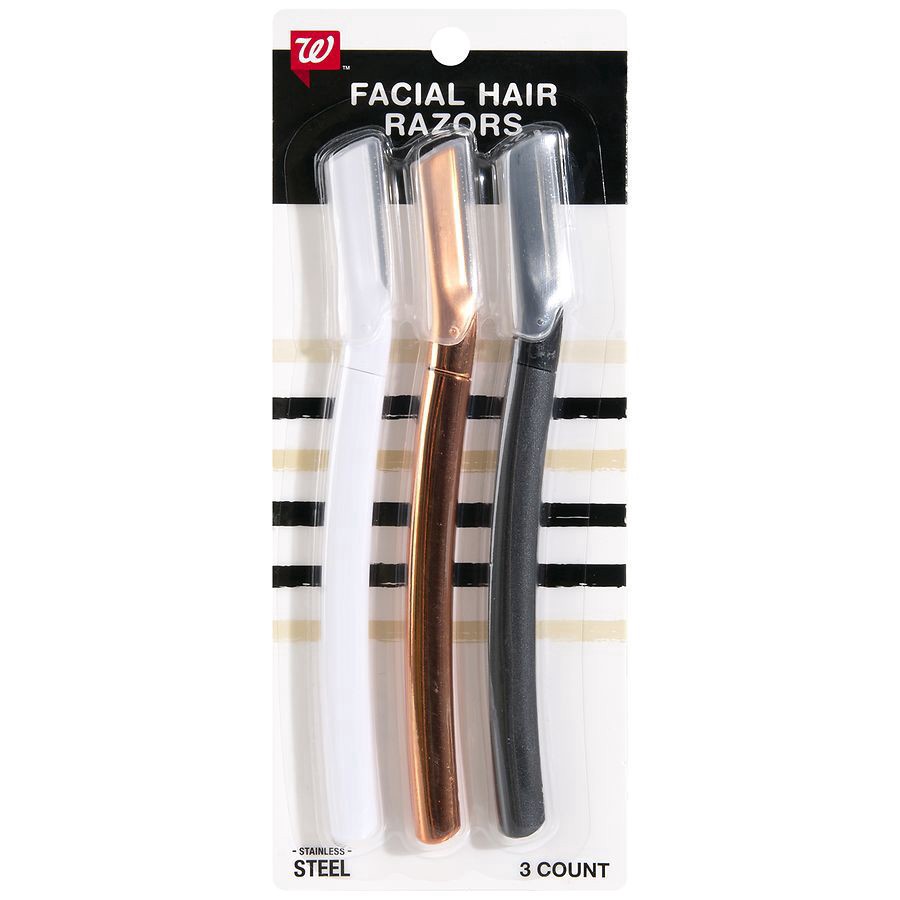 slide 1 of 3, Walgreens Facial Hair Razors, 3 ct