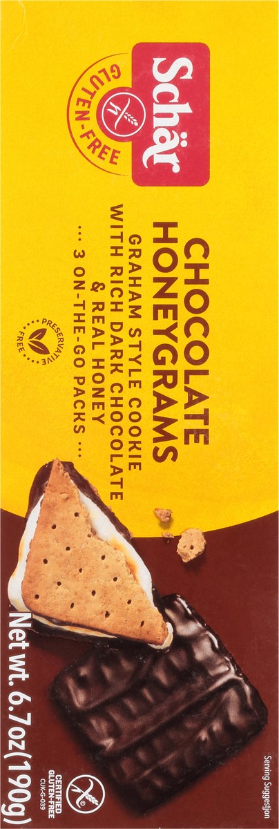 slide 5 of 15, Schär Schar/Cookie Choc Honeygram 6.7 Oz, 3 ct