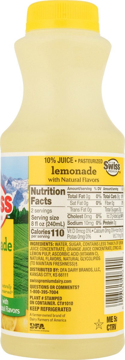 slide 7 of 13, Swiss Premium Lemonade - 1 pint, 1 pint