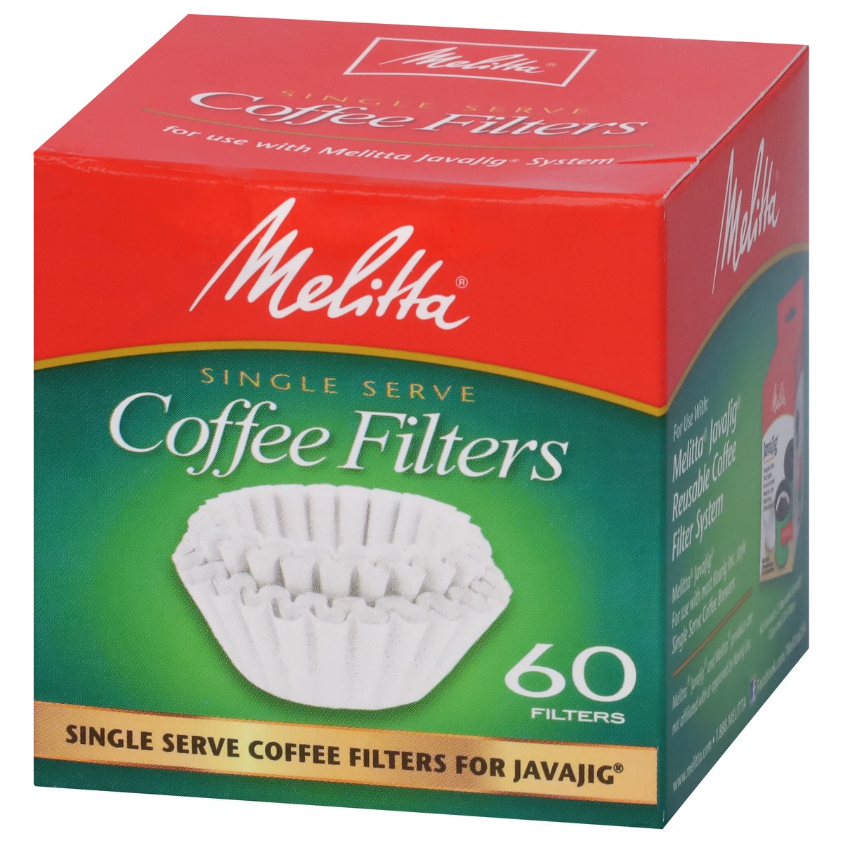 slide 6 of 9, Melitta Java Jig Single Filter - 60 ct, 60 ct