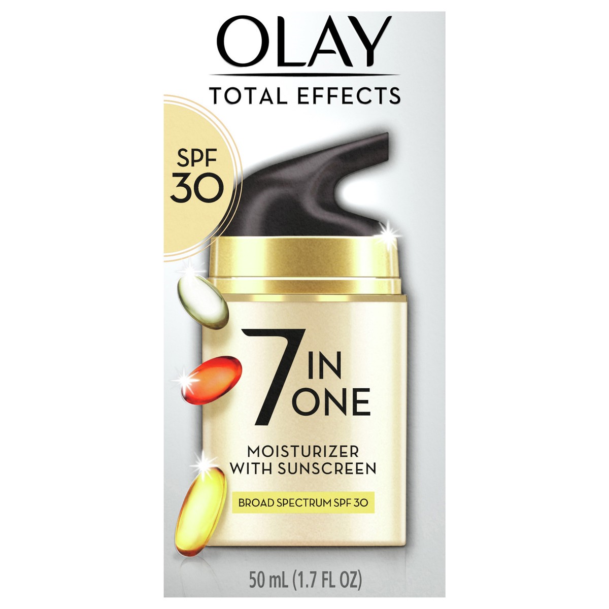 slide 1 of 48, Olay Total Effects Face Moisturizer SPF 30, 1.7 fl oz, 30 ct; 1.7 fl oz