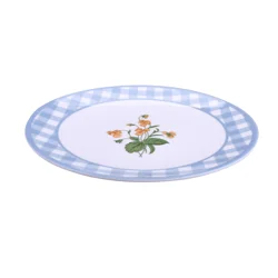 Meijer Corporate Seasonal Meijer Melamine Salad Plate, 8.5 in, Blue