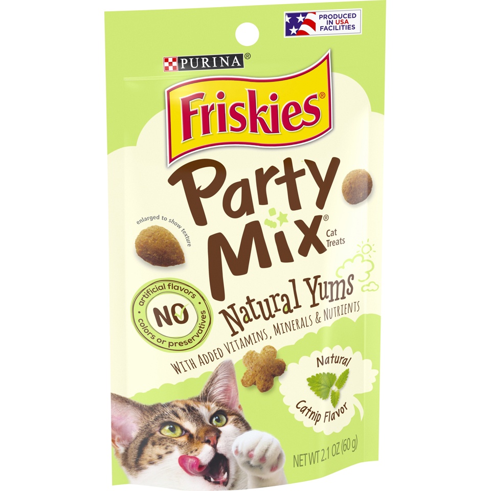 slide 2 of 9, Friskies Party Mix Natural Yums Catn, 2.1 oz