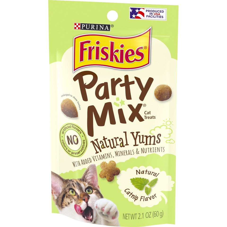 slide 3 of 9, Friskies Party Mix Natural Yums Catn, 2.1 oz
