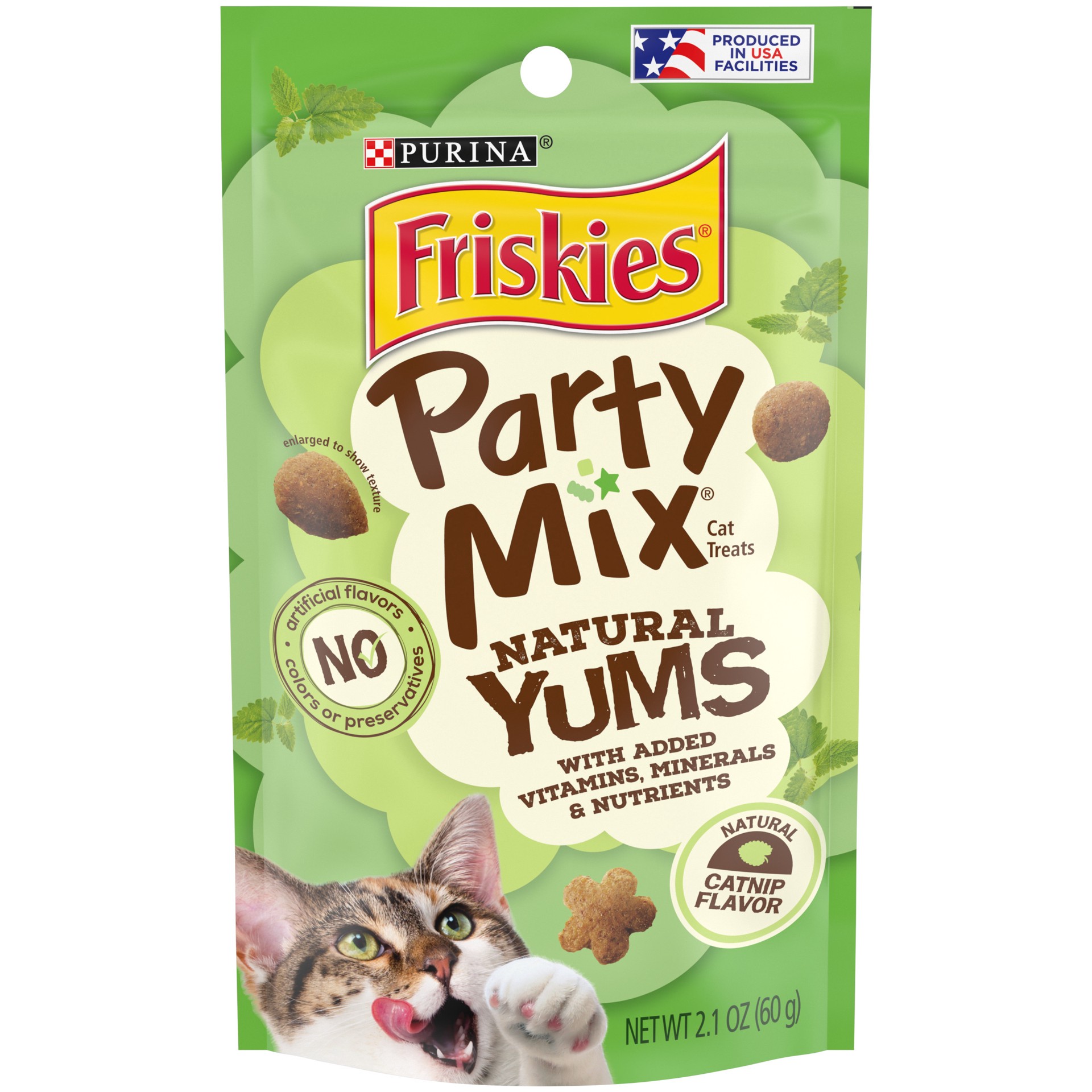 slide 1 of 7, Friskies Party Mix Natural Yums Catn, 2.1 oz