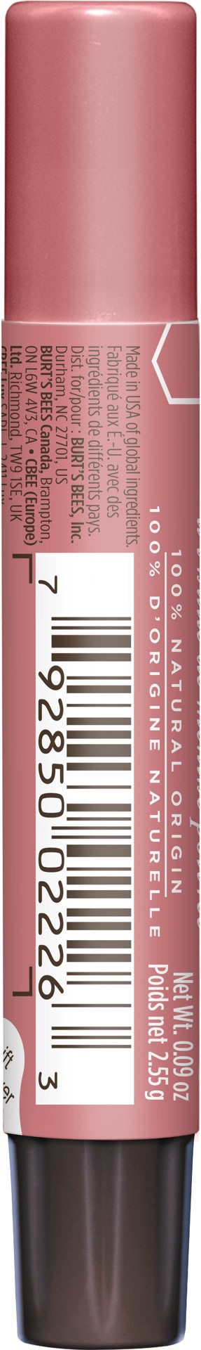 slide 4 of 5, Burt's Bees Burts Bes Lip Shimmer Peony, 0.09 oz