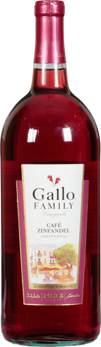 slide 2 of 12, Gallo Family California Cafe Zinfandel 1.5 lt, 1.50 liter