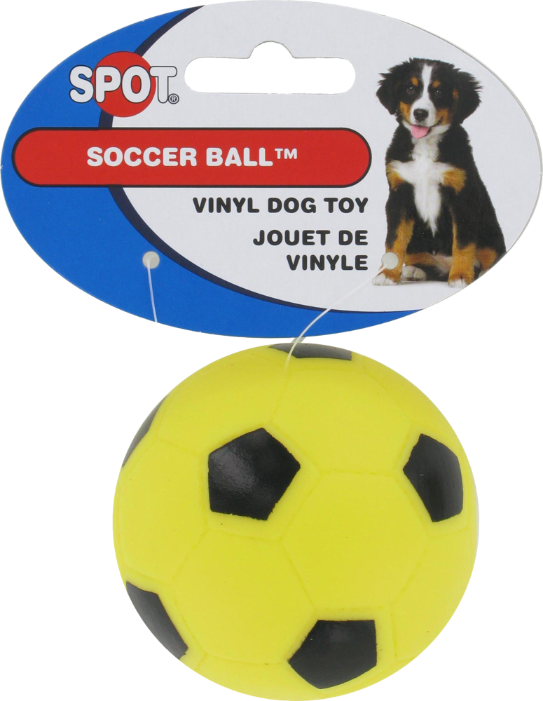 slide 4 of 4, SPOT Dog Toy Vinyl Soccer Ball 3 Inch - Each, 1 ct