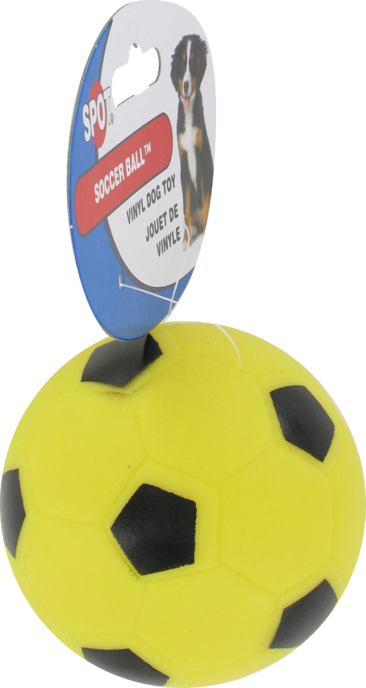 slide 3 of 4, SPOT Dog Toy Vinyl Soccer Ball 3 Inch - Each, 1 ct