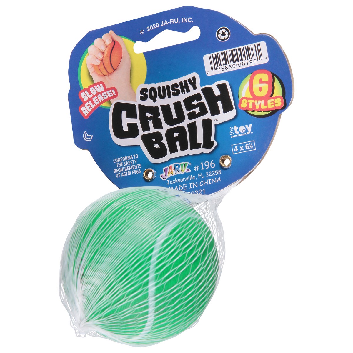 slide 4 of 12, Ja-Ru Squishy Crush Ball Toy 1 ea, 1 ct