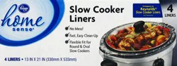 Kroger Home Sense Slow Cooker Liners