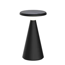 ROOM & RETREAT Solar Led Table Lamp-Black