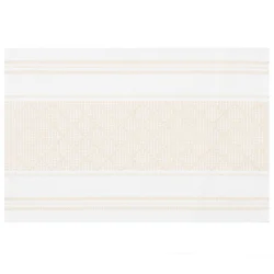 Room & Retreat Diamond Center Stripe Placemat Light Natural, 13 in x 20 in