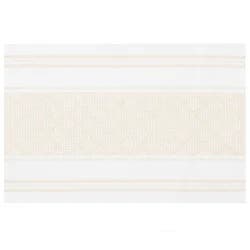 Room & Retreat Diamond Center Stripe Placemat Light Natural, 13 in x 20 in