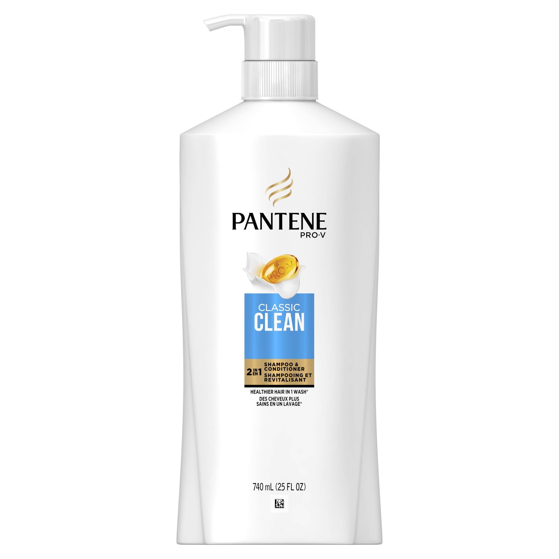 slide 1 of 5, Pantene Pro-V Classic Clean Dream Care 2 in 1 Shampoo and Conditioner, 25 fl oz