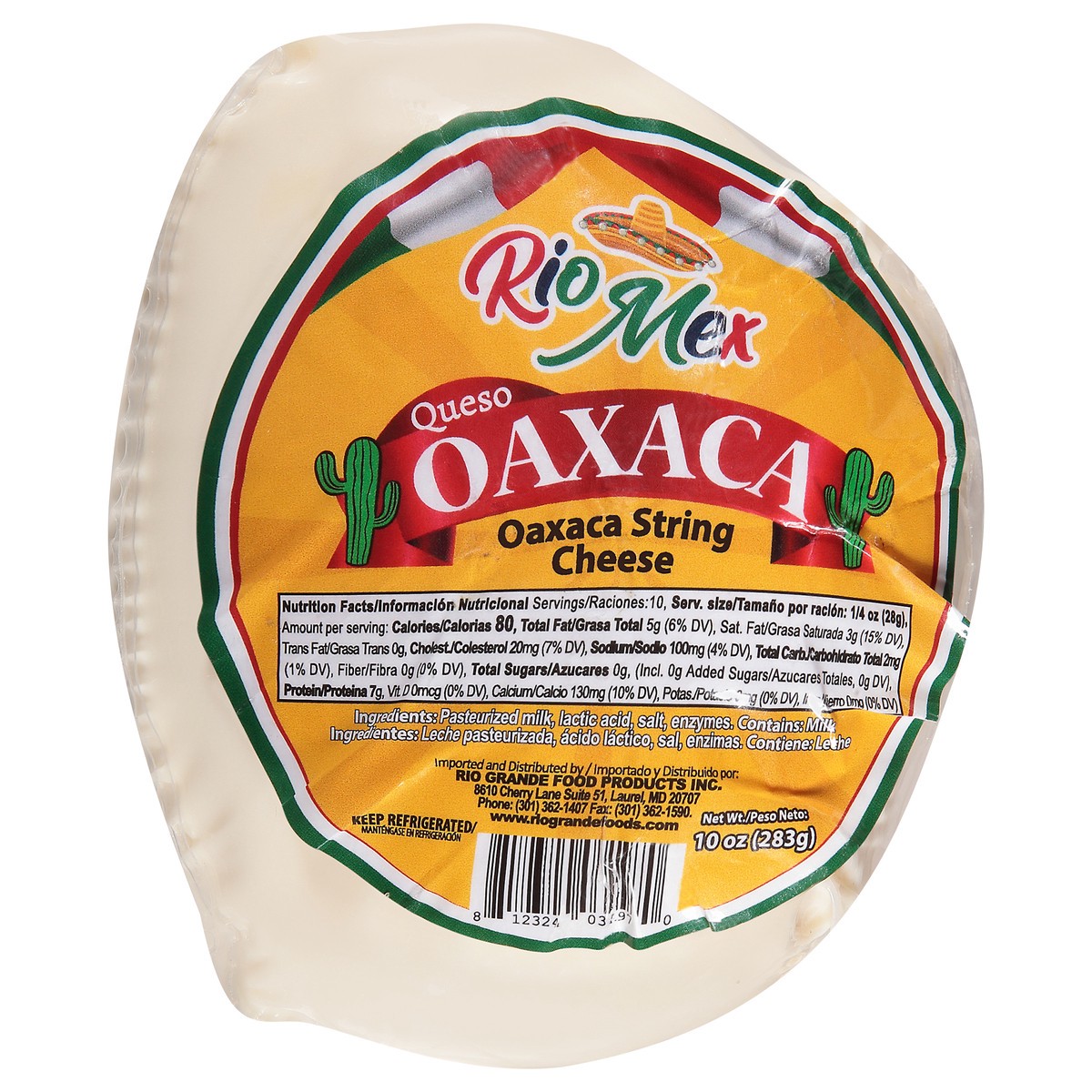 slide 7 of 11, Rio Mexican Oaxaca String Cheese - 10 Oz, 10 oz