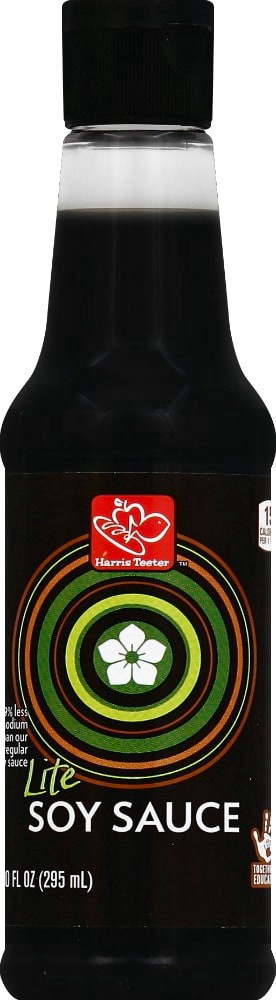 slide 1 of 1, Harris Teeter Lite Soy Sauce, 10 fl oz