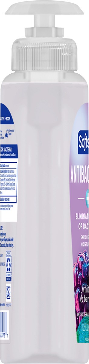 slide 7 of 7, Softsoap Antibacterial Liquid Hand Soap Pump, White Tea and Berry - 11.25 Fluid Ounce, 11.25 fl oz