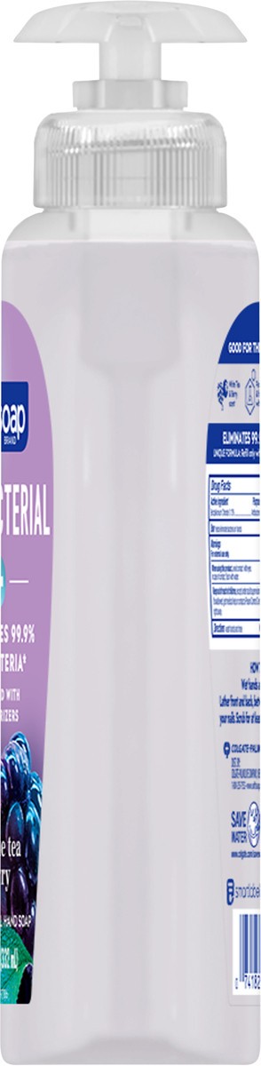slide 2 of 7, Softsoap Antibacterial Liquid Hand Soap Pump, White Tea and Berry - 11.25 Fluid Ounce, 11.25 fl oz
