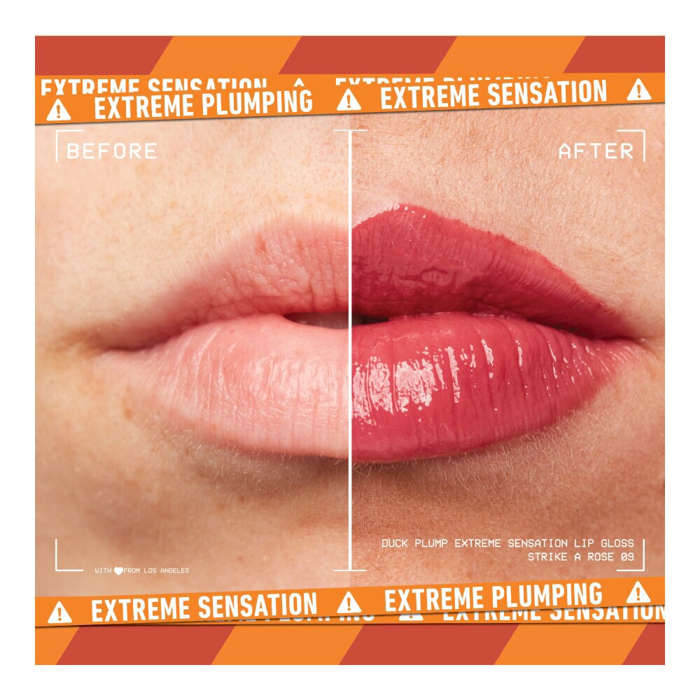 slide 6 of 6, NYX Professional Makeup Duck Plump Lip Gloss 09 Strike A Rose, 0.23 fl oz