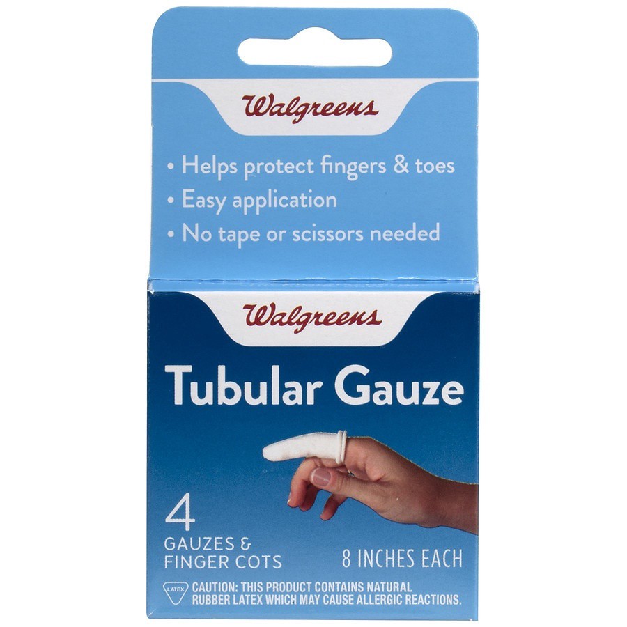 slide 1 of 5, Walgreens 8-Inch Tubular Gauze, 4 ct