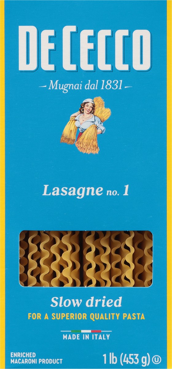 slide 9 of 13, De Cecco No. 1 Slow Dried Lasagne - 16 oz, 16 oz