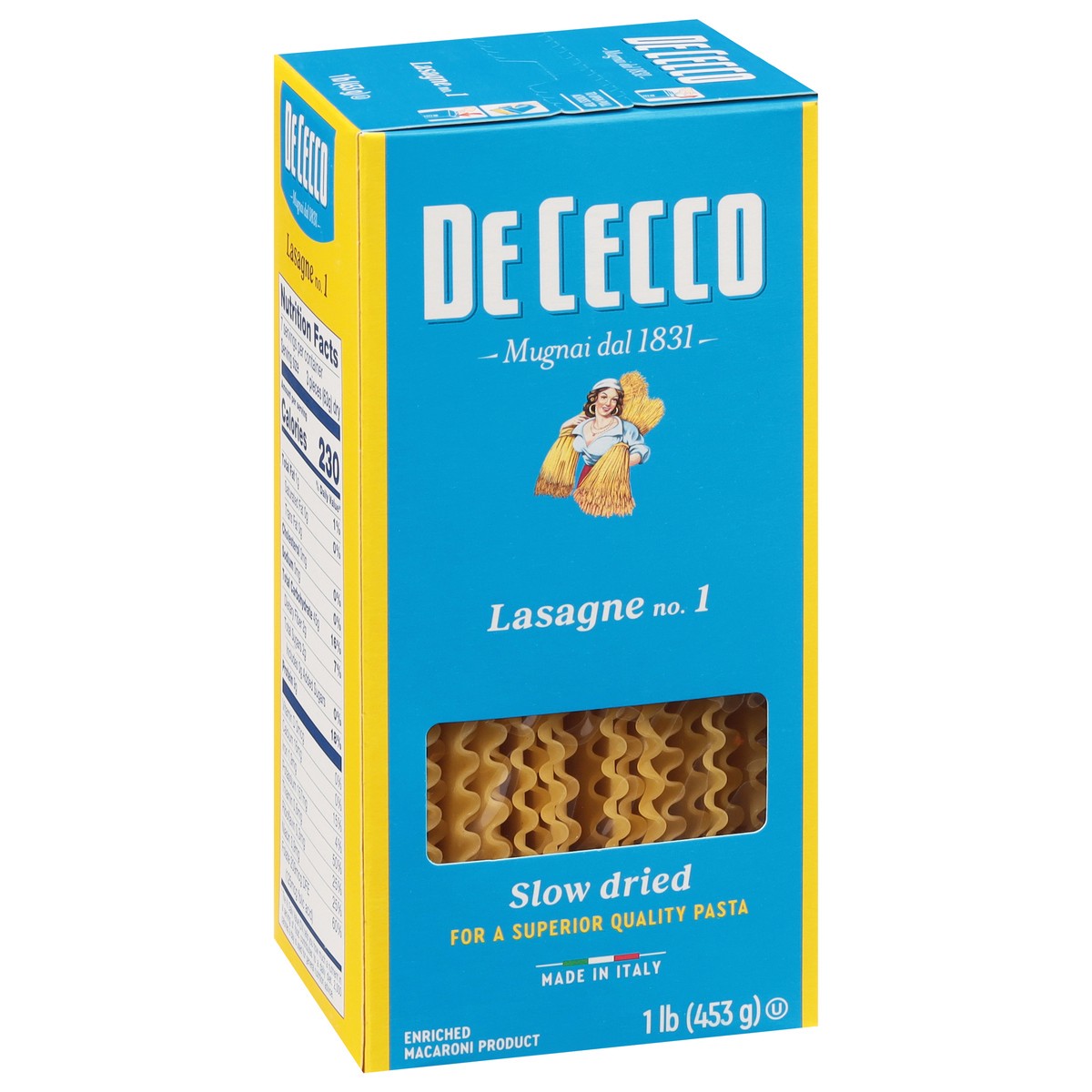 slide 10 of 13, De Cecco No. 1 Slow Dried Lasagne - 16 oz, 16 oz