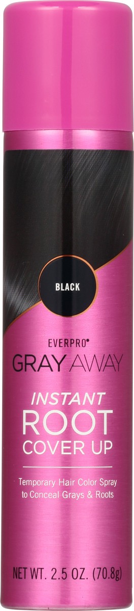 slide 8 of 13, Everpro Gray Away Black Temporary Hair Color Spray 2.5 oz, 2.5 oz