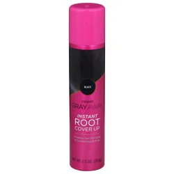 Everpro Gray Away Black Instant Root Cover Up Temporary Hair Color Spray 2.5 oz
