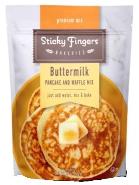 slide 1 of 1, Sticky Fingers Buttermilk Pancake And Waffle Mix, 20 oz