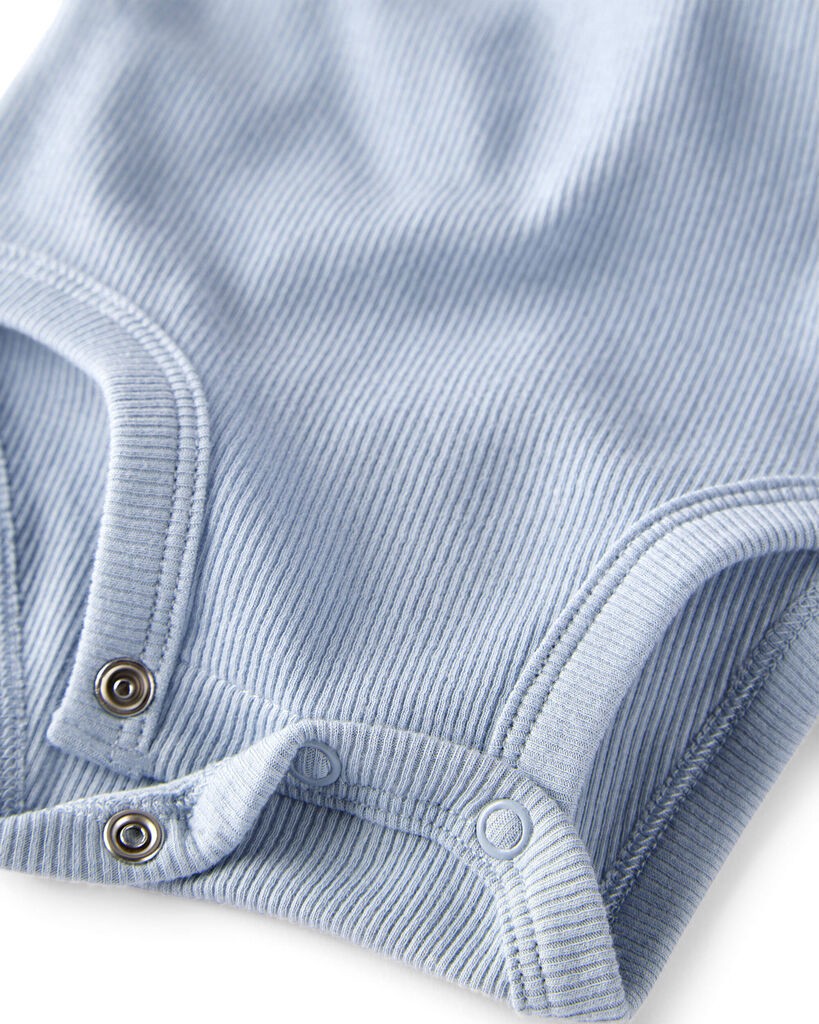 slide 4 of 4, Littleplanet Baby 2-Pack Organic Cotton Bodysuits Autumn Leaves, Newport Blue 18M, 1 ct